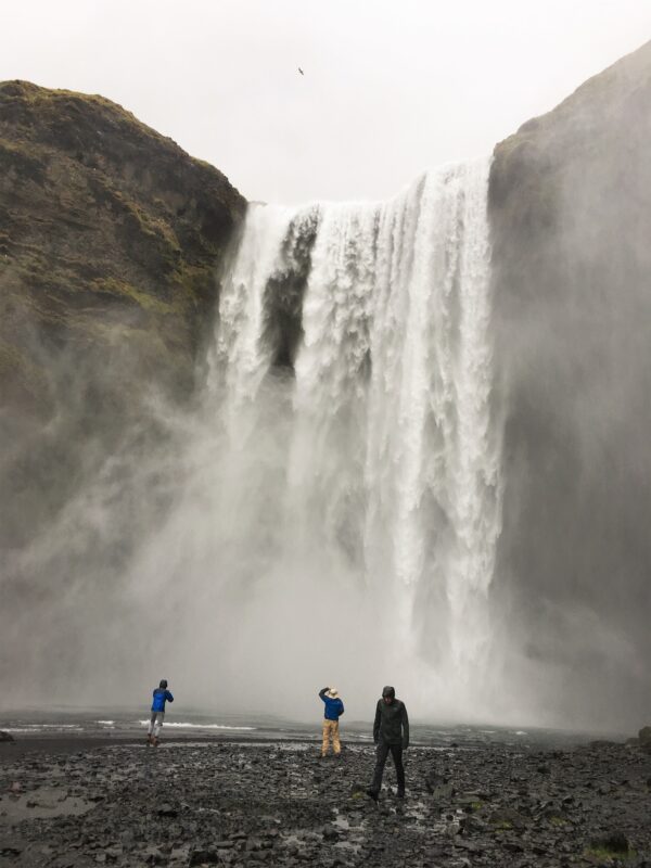 Islanda cascata Skógafoss