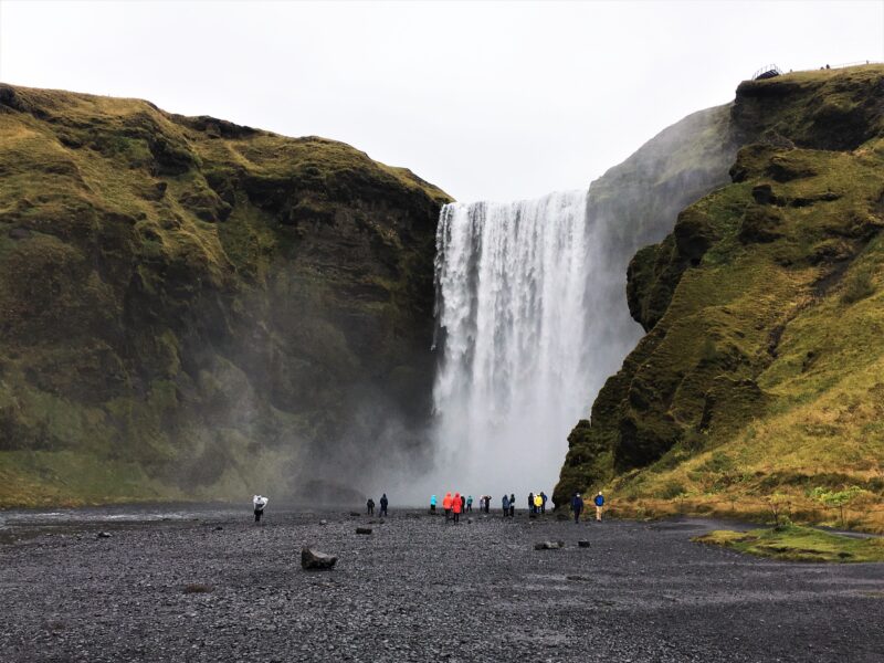 Islanda cascata Skógafoss